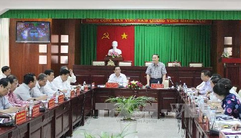 越共中央组织部部长苏辉瑞赴朔庄省调研